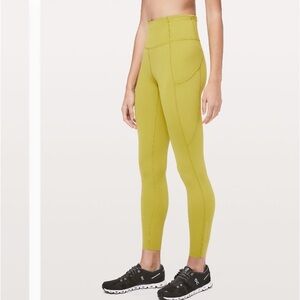 Lululemon Fast and Free High-Rise Tight 25" size 6